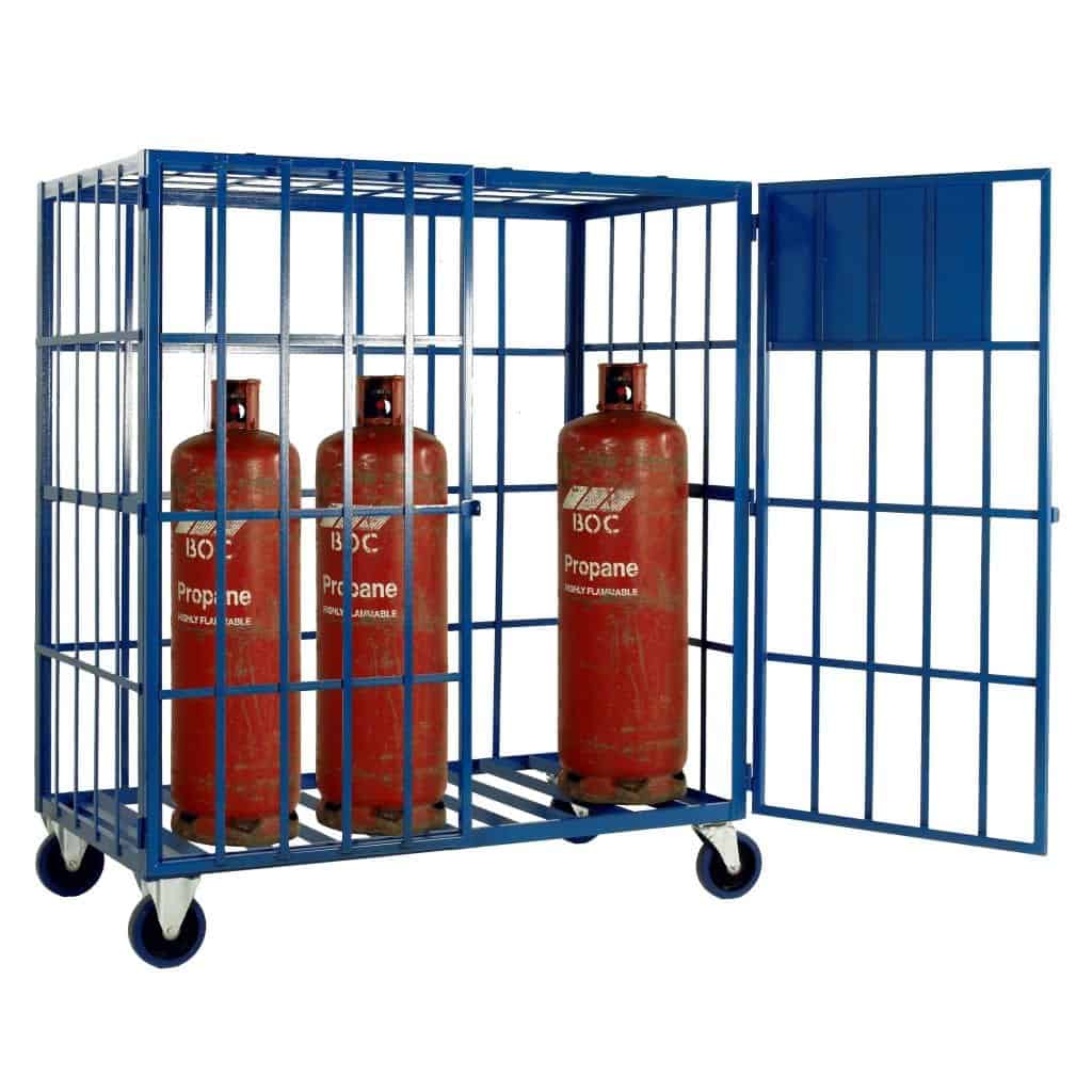 Mobile Propane Cylinder Storage Cage