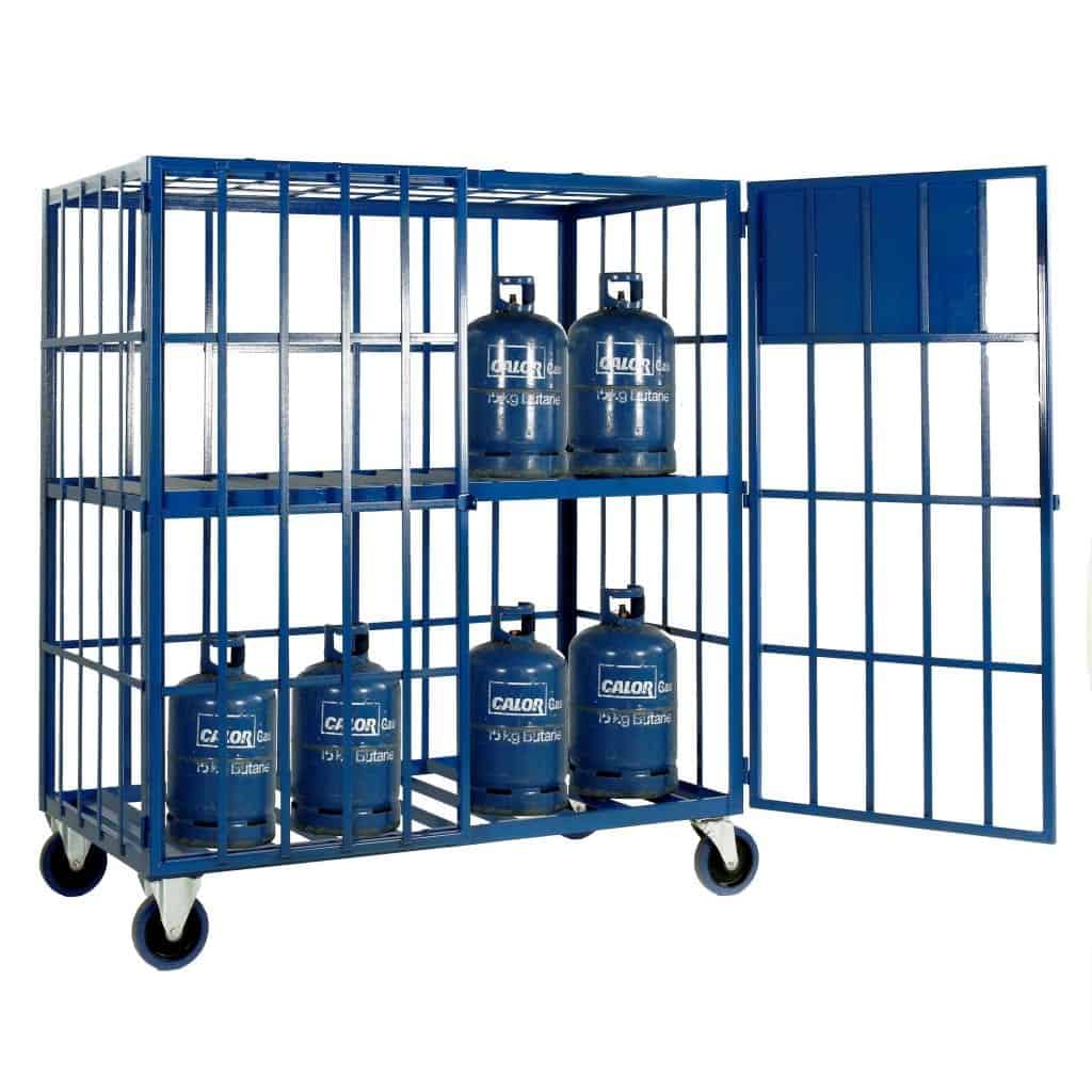 Mobile Calor Cylinder Storage Cage