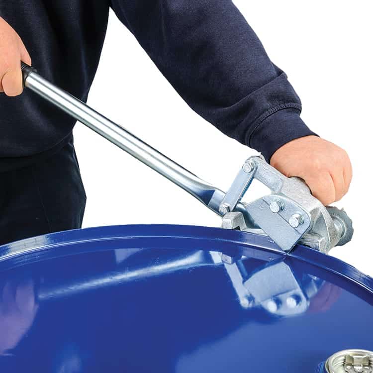 Plated Steel Drum De-Header Tool