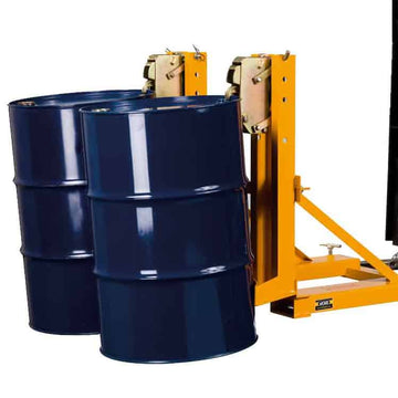 Forklift Grip Action Double Drum Grab