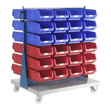 Double Sided Trolley With 48 TC4 Bins