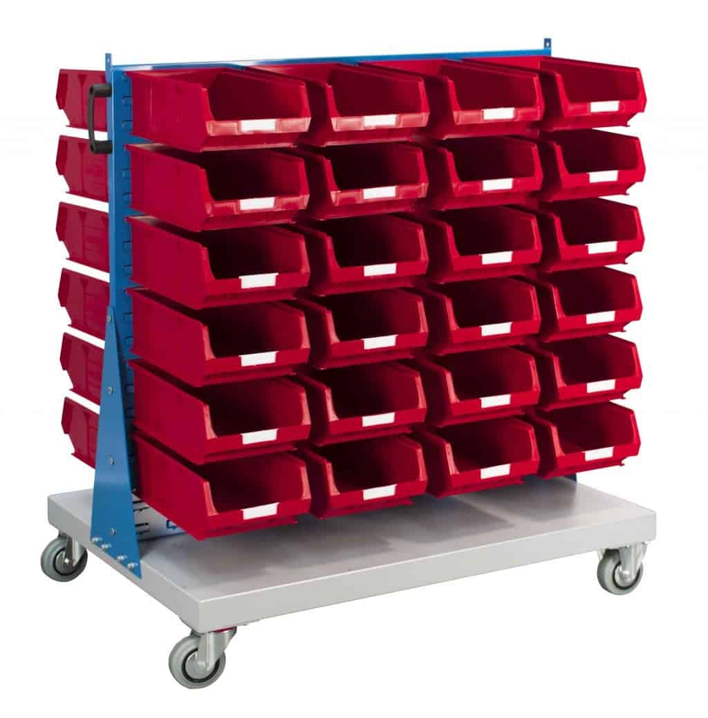 Double Sided Trolley With 48 TC4 Bins