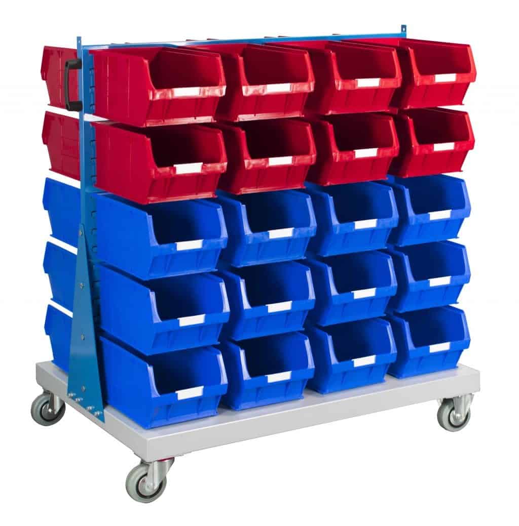 Double Sided Trolley With 40 TC5 Bins