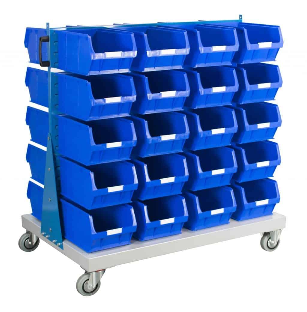 Double Sided Trolley With 40 TC5 Bins