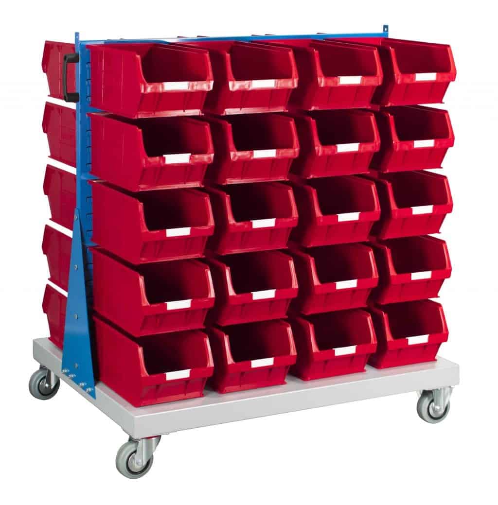 Double Sided Trolley With 40 TC5 Bins