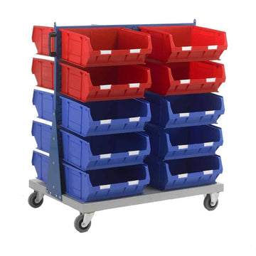 Double Sided Trolley With 20 TC6 Bins