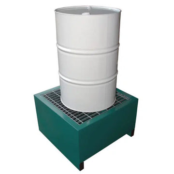 Single Drum Metal Spill Pallet