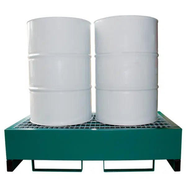 2 Drum Metal Spill Pallet