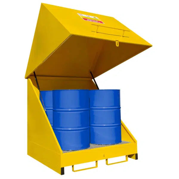 4 Drum Store with Up & Over Lid