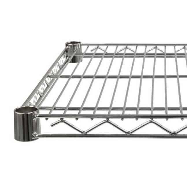 Chrome Wire Shelving Extension Bay 460mm Deep