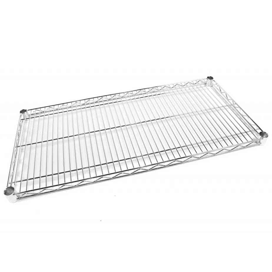 Chrome Wire Shelving Bay 305mm Deep