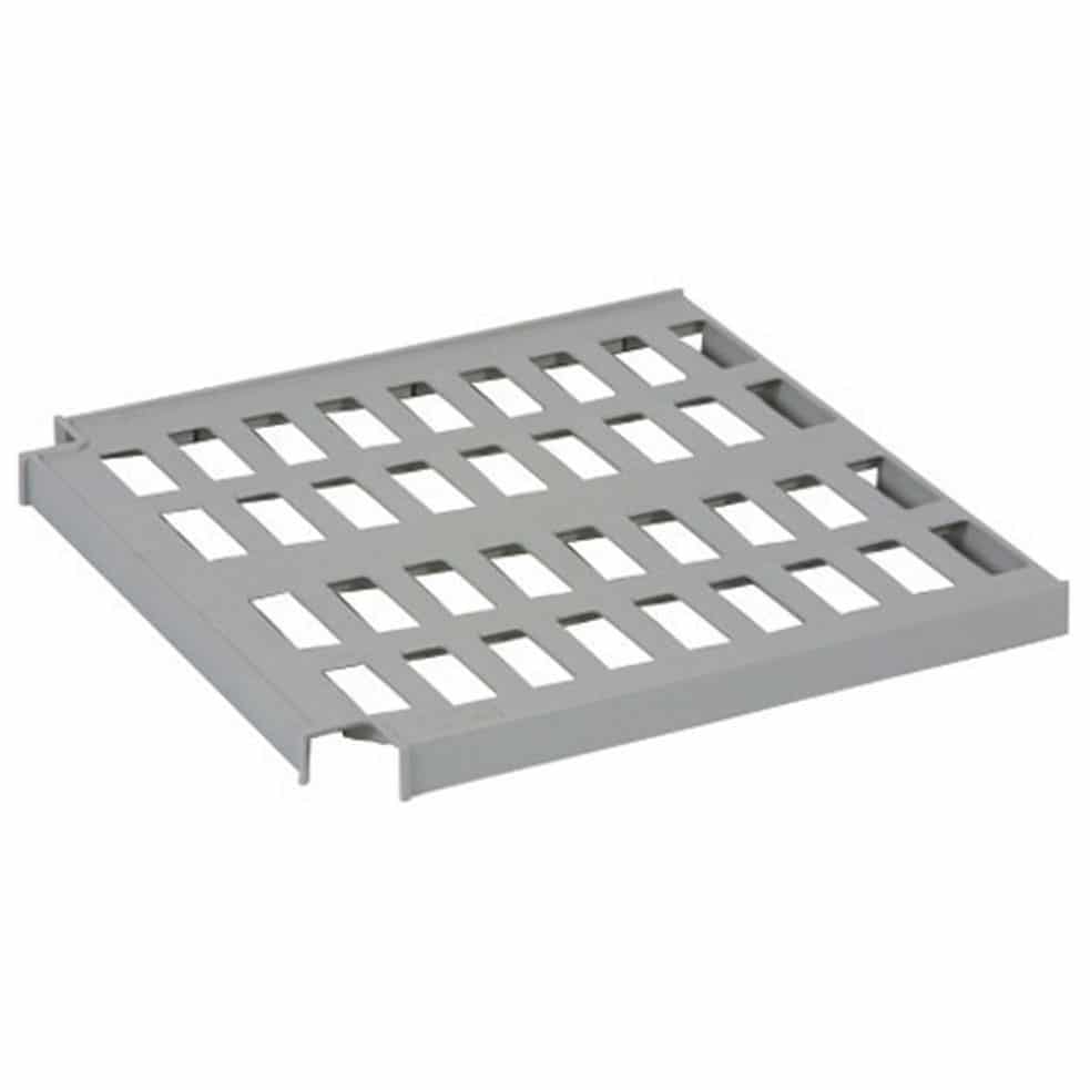 Mobile Plastic Plus Shelving 4 Tier Vented Bay 610mm Deep