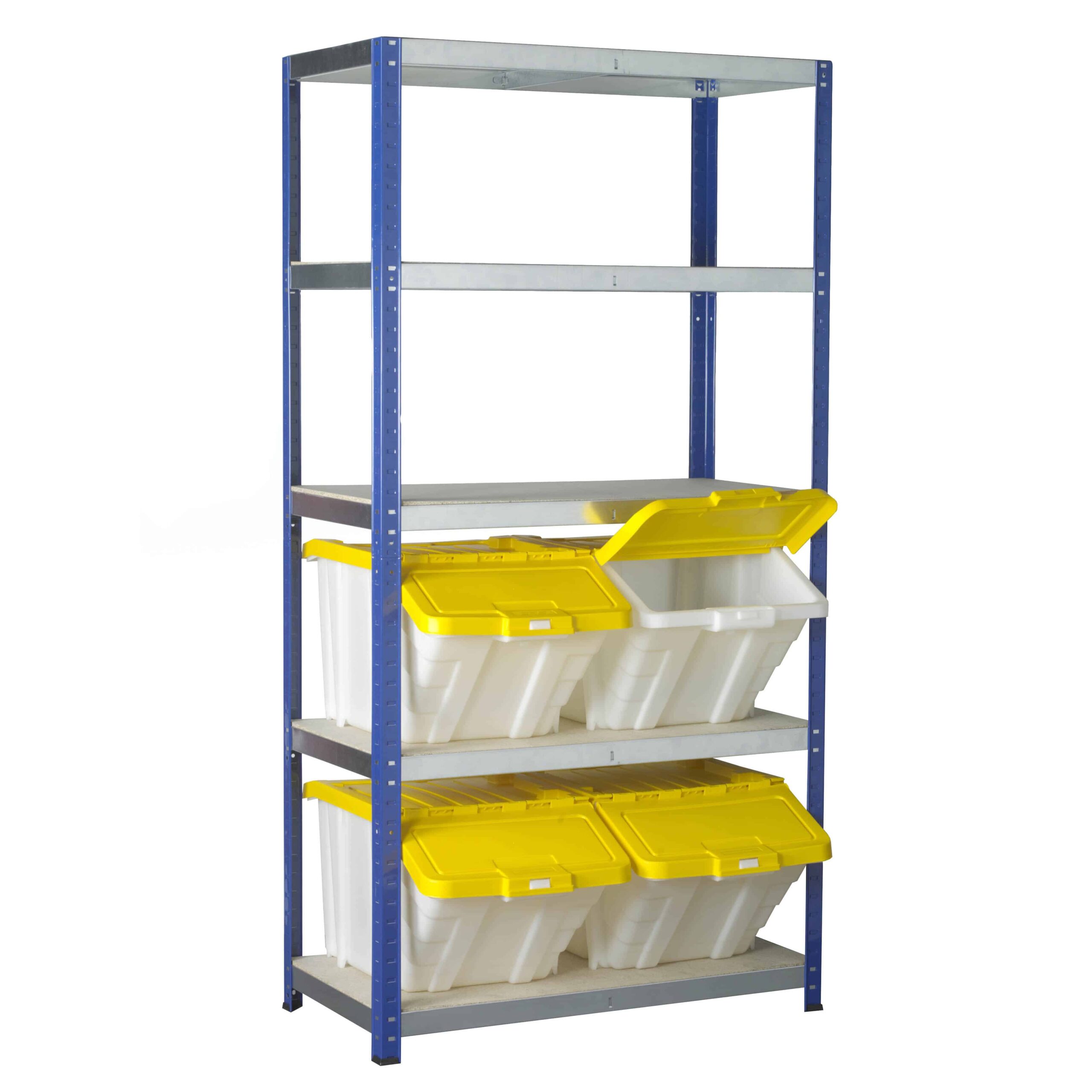 Ecorax Shelving with 4 Multi-Functional Containers