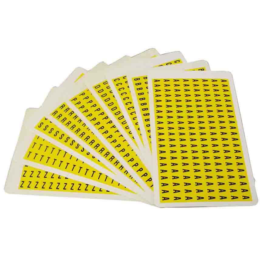 Individual Self-Adhesive Letter Labels