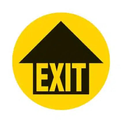 Exit Floor Marker