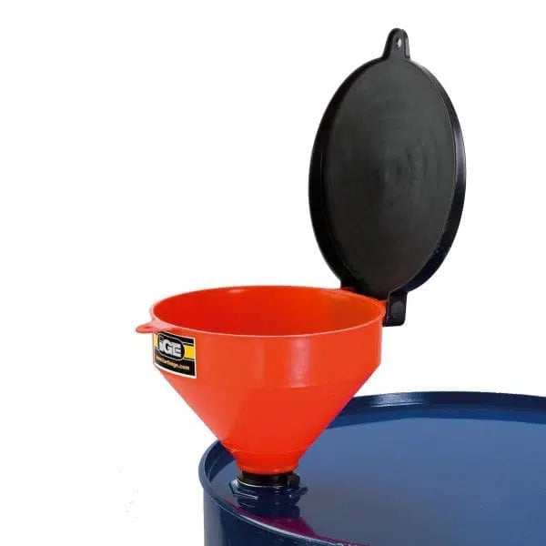 Plastic Lidded 10 Inch Diameter Funnel