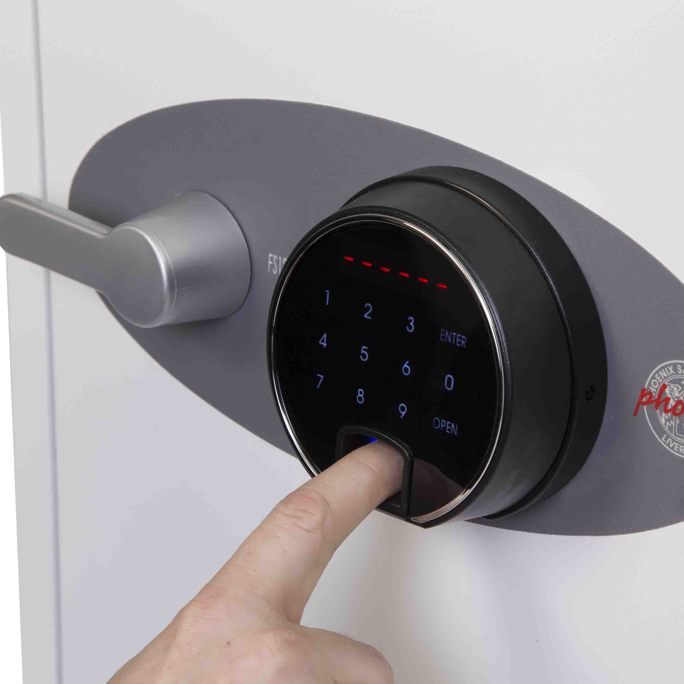 Titan FS1283F Fire Safe With Fingerprint Lock