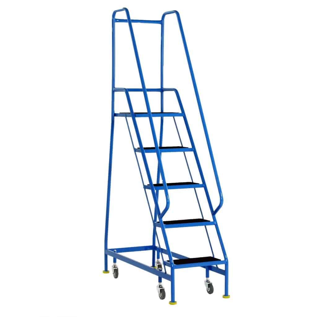 Five Tread Narrow Aisle Mobile Steps