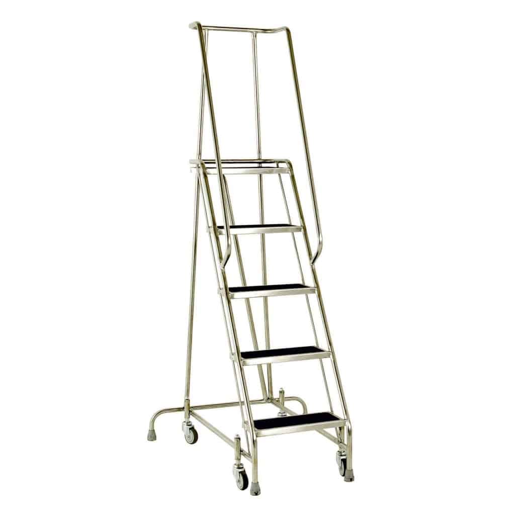 Five Tread Stainless Steel Steps