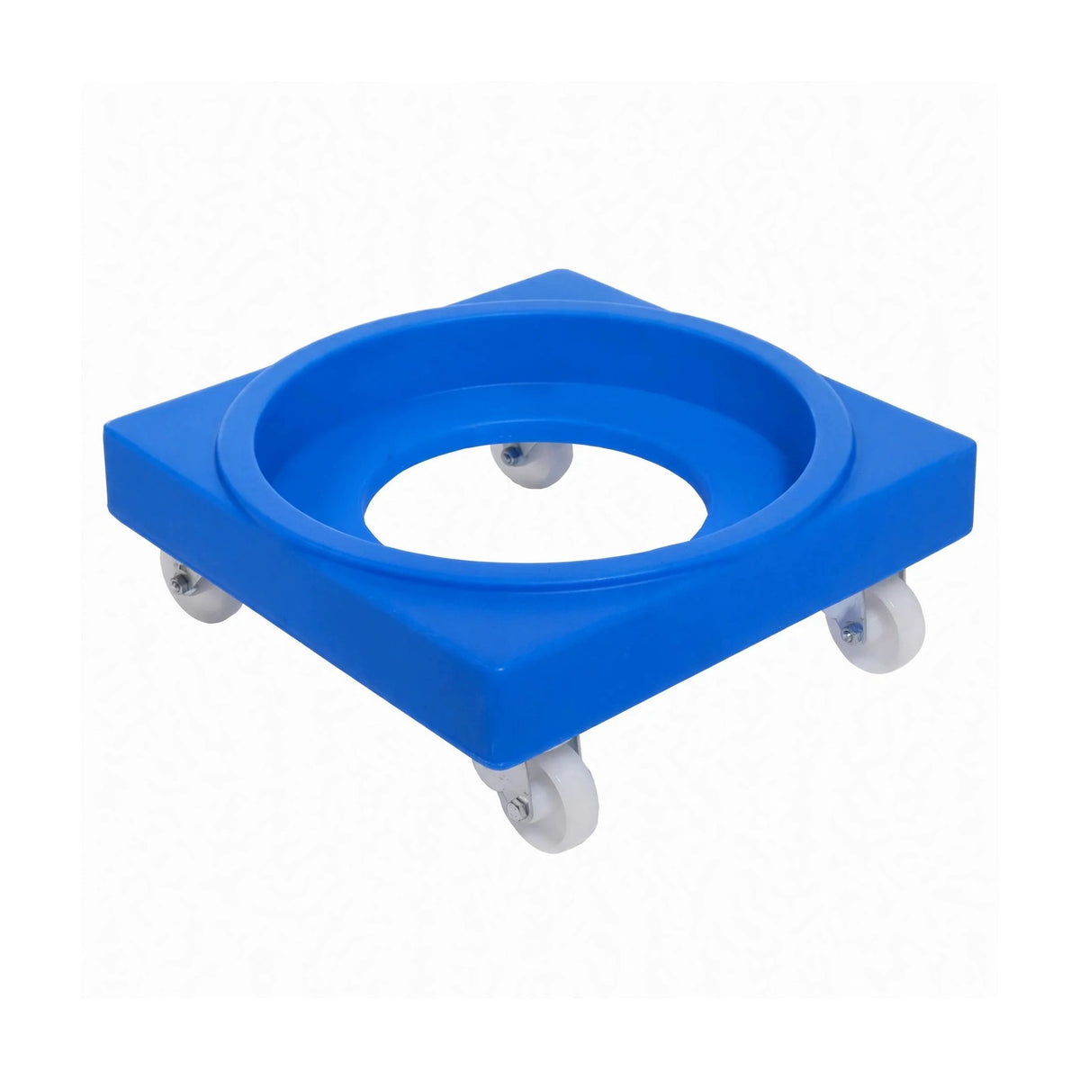 Food grade plastic dolly in blue