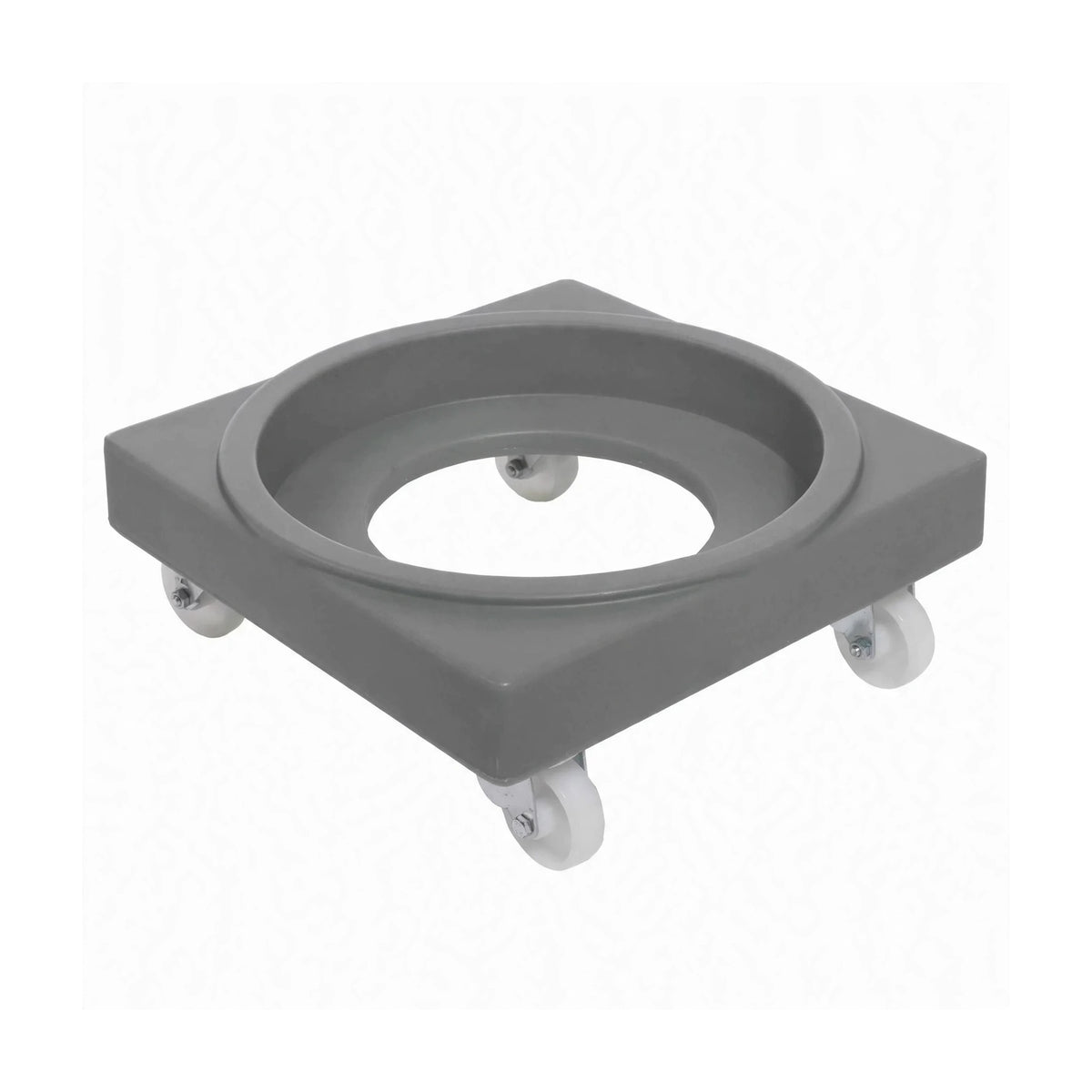 Food grade plastic dolly in mottle grey