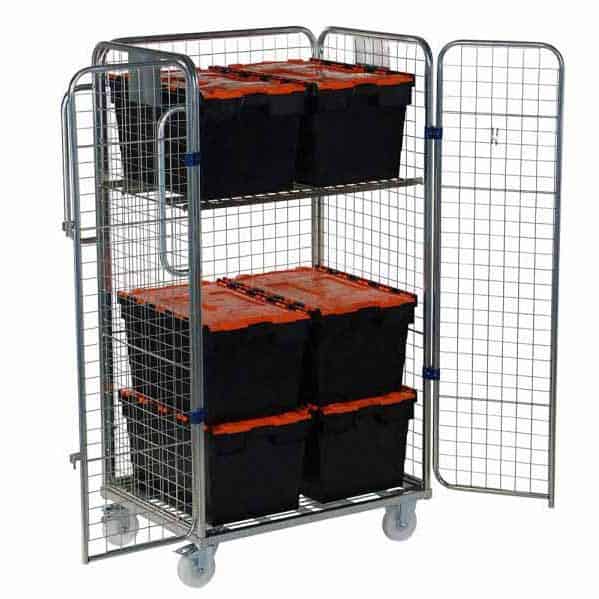 Four Sided Merchandise Picking Trolley