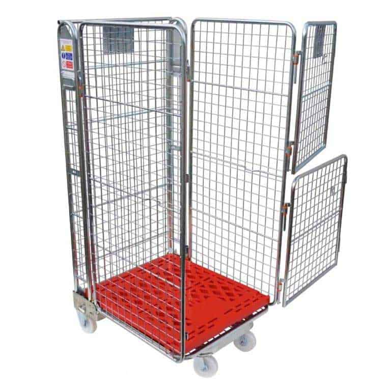 Four Sided Plastic Base Roll Pallet