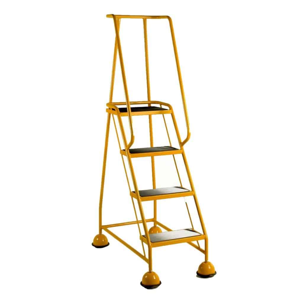Four Tread Classic Colour Mobile Steps