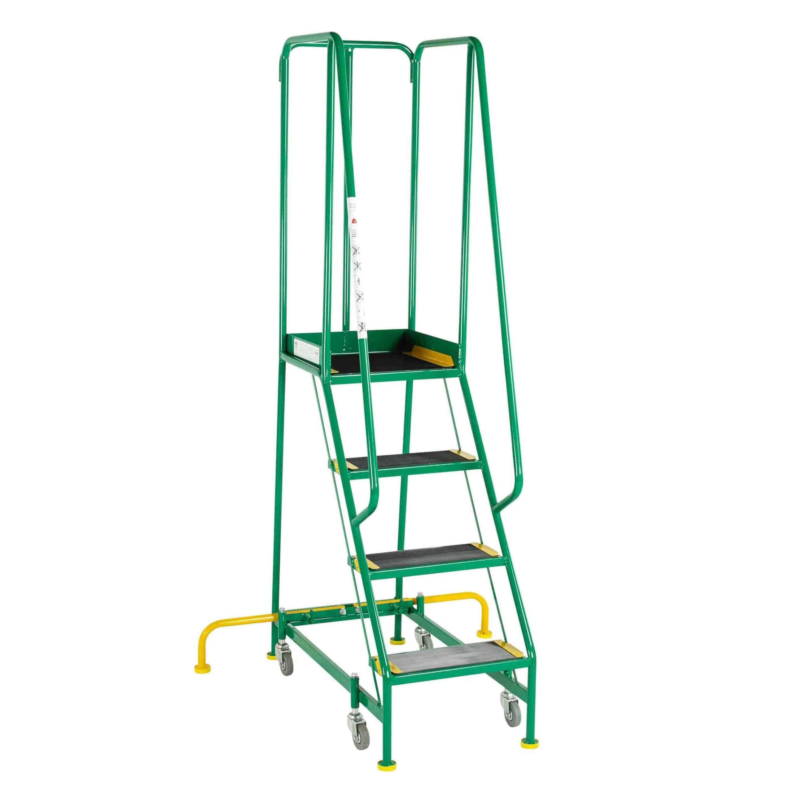 Four Tread Narrow Aisle BS Mobile Steps