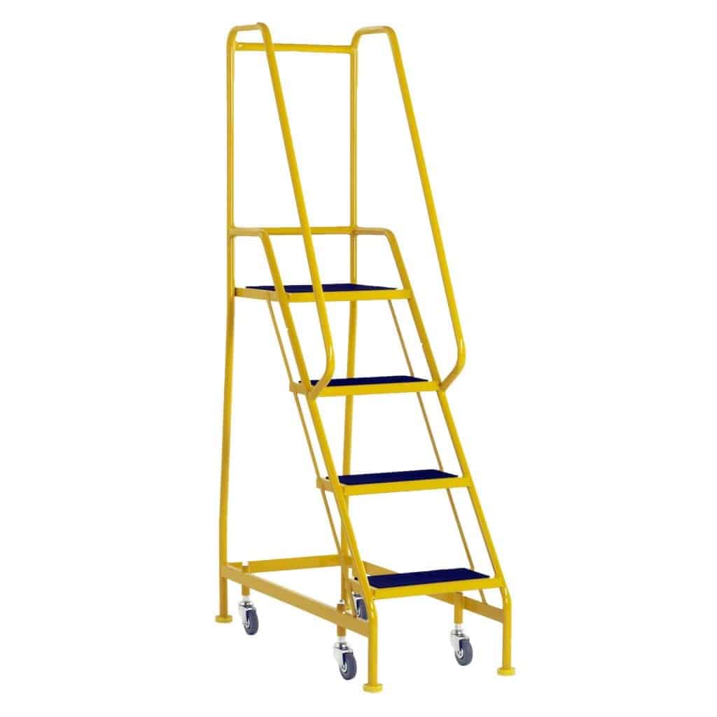 Four Tread Narrow Aisle Mobile Steps