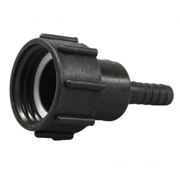 Black Barrel Adaptor IBC DIN61 Female