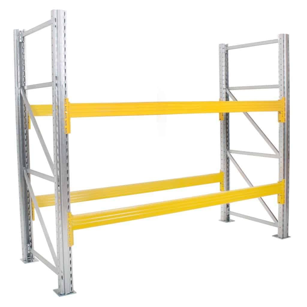 Steel Pocket Racking Galvanised Steel Pallet Racking 6000mm High - Free Delivery