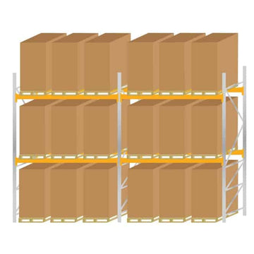 Galvanised Steel Pallet Racking Kit 5 4000mm High