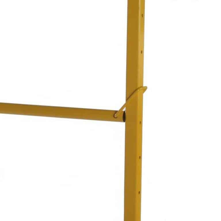 Nestable Garment Rail Yellow
