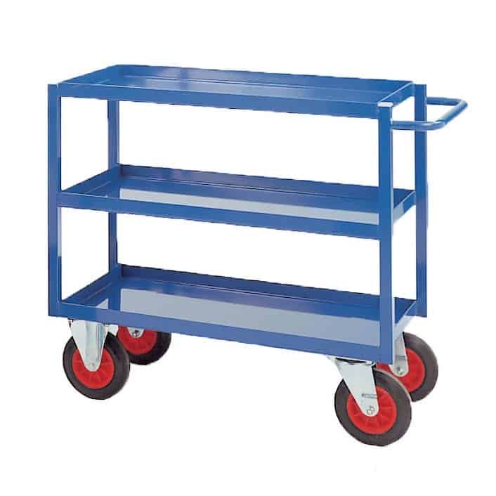 Heavyweight Steel Tray Trolley 900mm High
