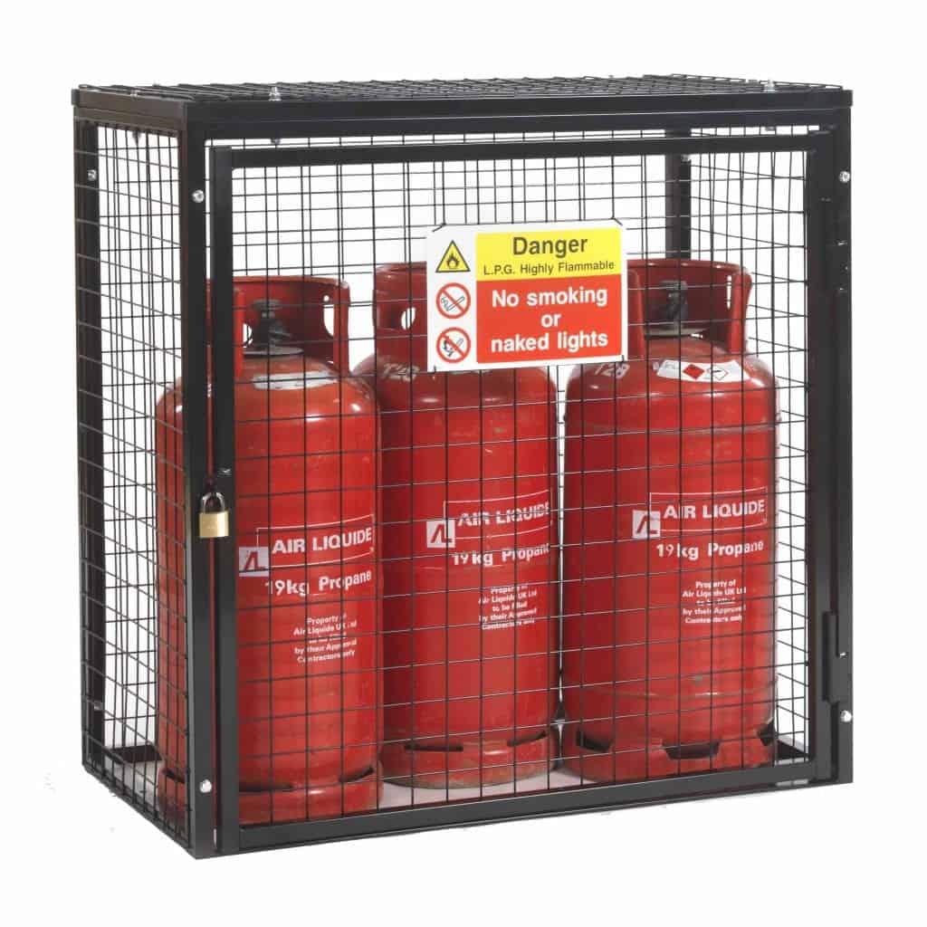 Hot Dip Galvanised Gas Cage H1000 x W1000 x D500mm