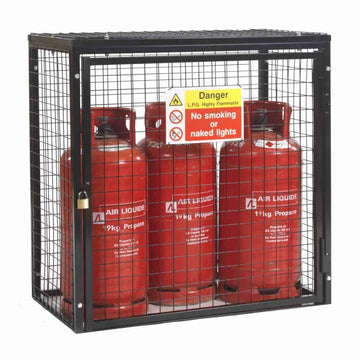 Hot Dip Galvanised Gas Cage H1000 x W1000 x D500mm