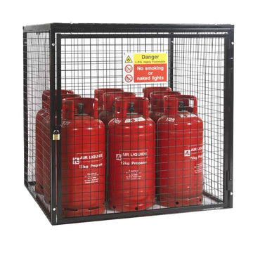 Hot Dip Galvanised Gas Cage H1200 x W1200 x D1200mm