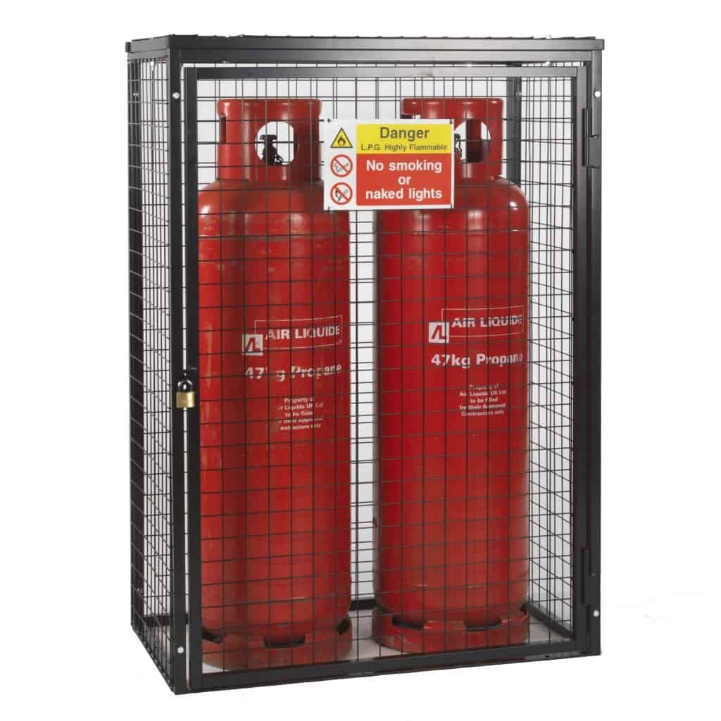 Hot Dip Galvanised Gas Cage H1400 x W1000 x D500mm