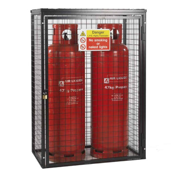 Hot Dip Galvanised Gas Cage H1400 x W1000 x D500mm