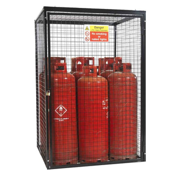 Hot Dip Galvanised Gas Cage H1800 x W1200 x D1200mm