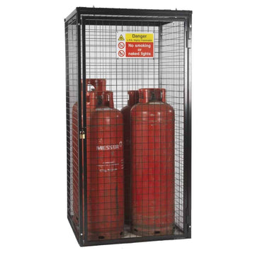 Hot Dip Galvanised Gas Cage H1800 x W900 x D900mm