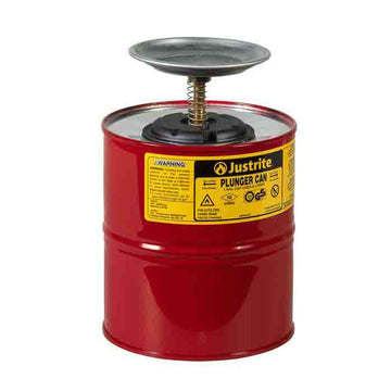 Justrite 4 Litre Plunger Dispensing Can