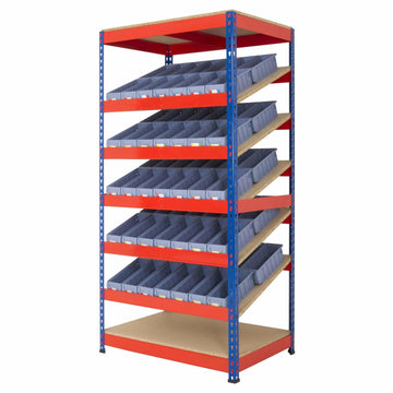 Rivet Racking Kanban Shelf Tray Shelving