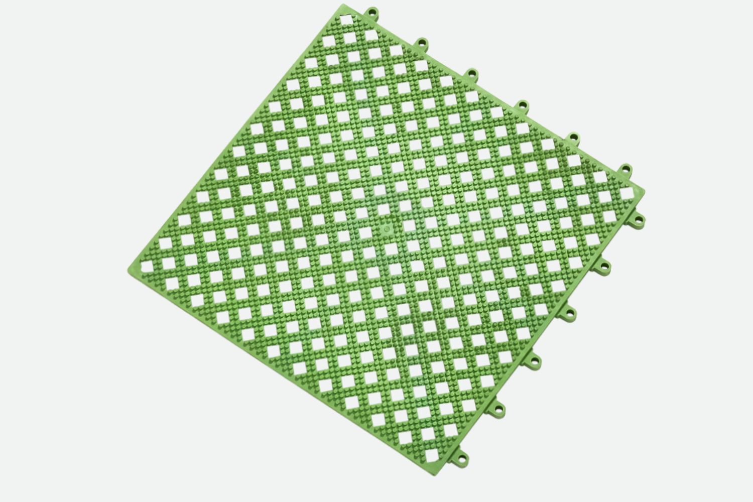 Kumfi Tile PVC Interlocking Matting Green