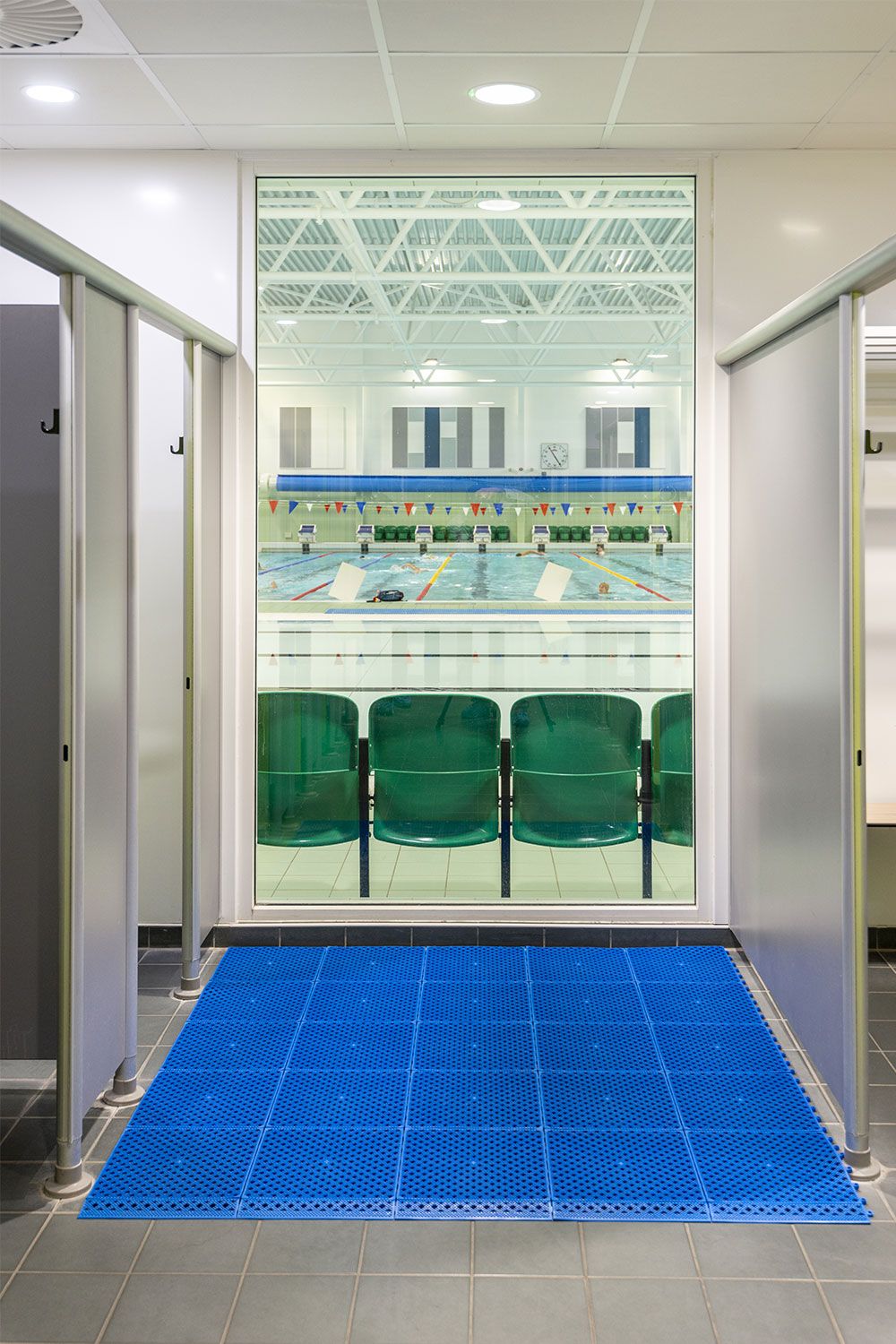 Kumfi Tile PVC Interlocking Matting in Situe