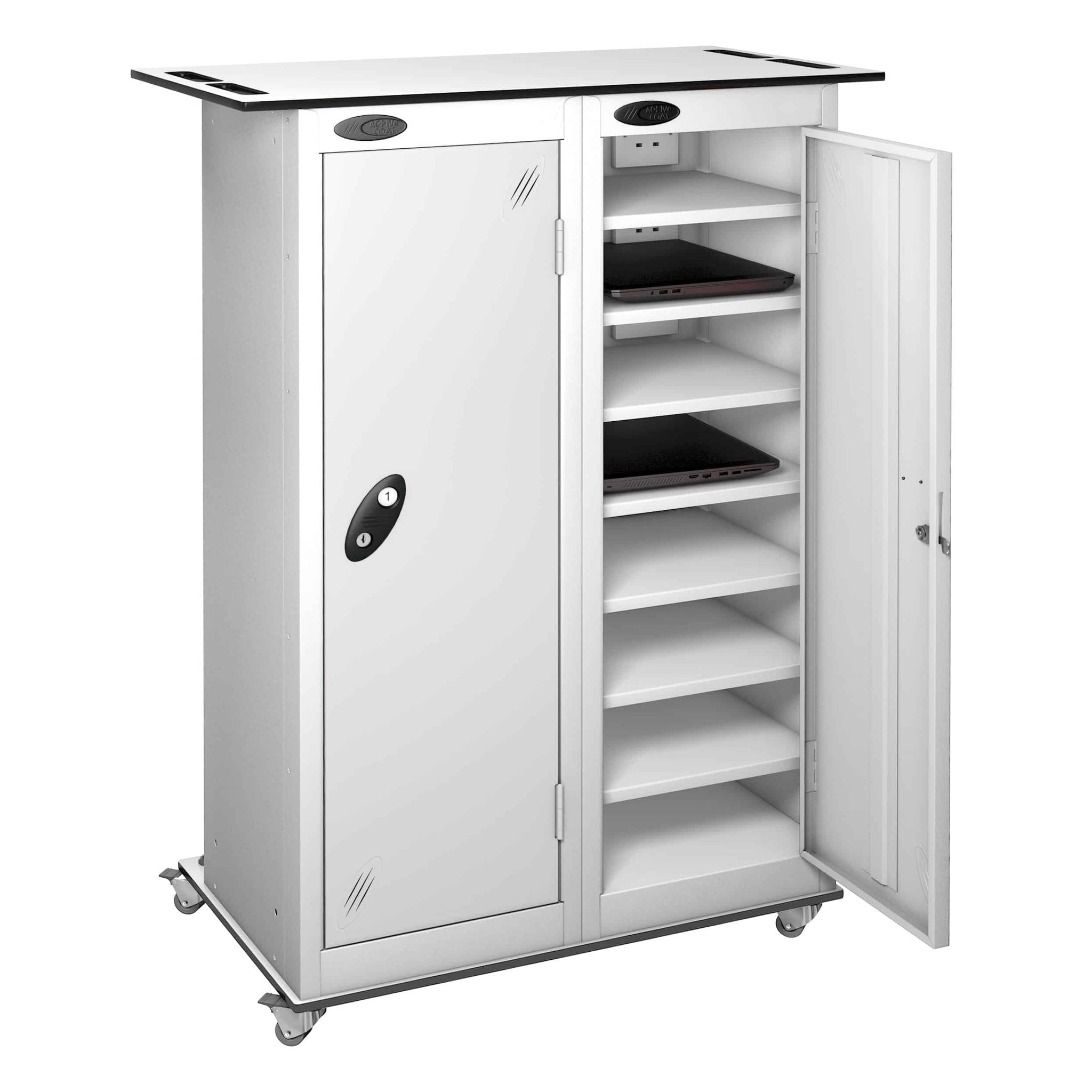 Lapbox 16 Shelf Charging Trolleys
