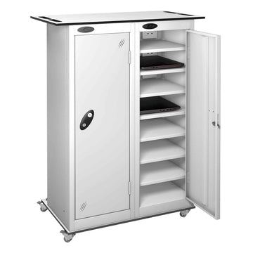 Lapbox 16 Shelf Charging Trolleys