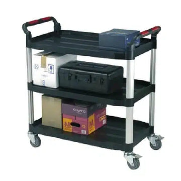Large Utility Tray Trolley with 3 Shelves