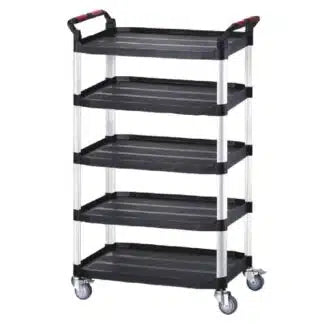 Large Utility Tray Trolley with 5 Shelves